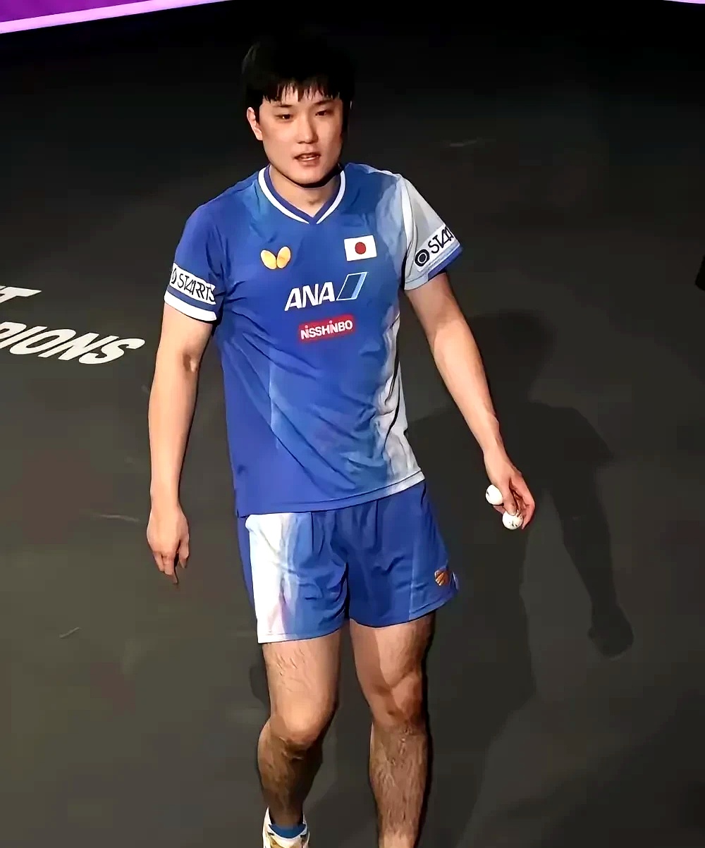 日本乒乓球队碾压英国乒乓球队，张本智和高光表现的简单介绍