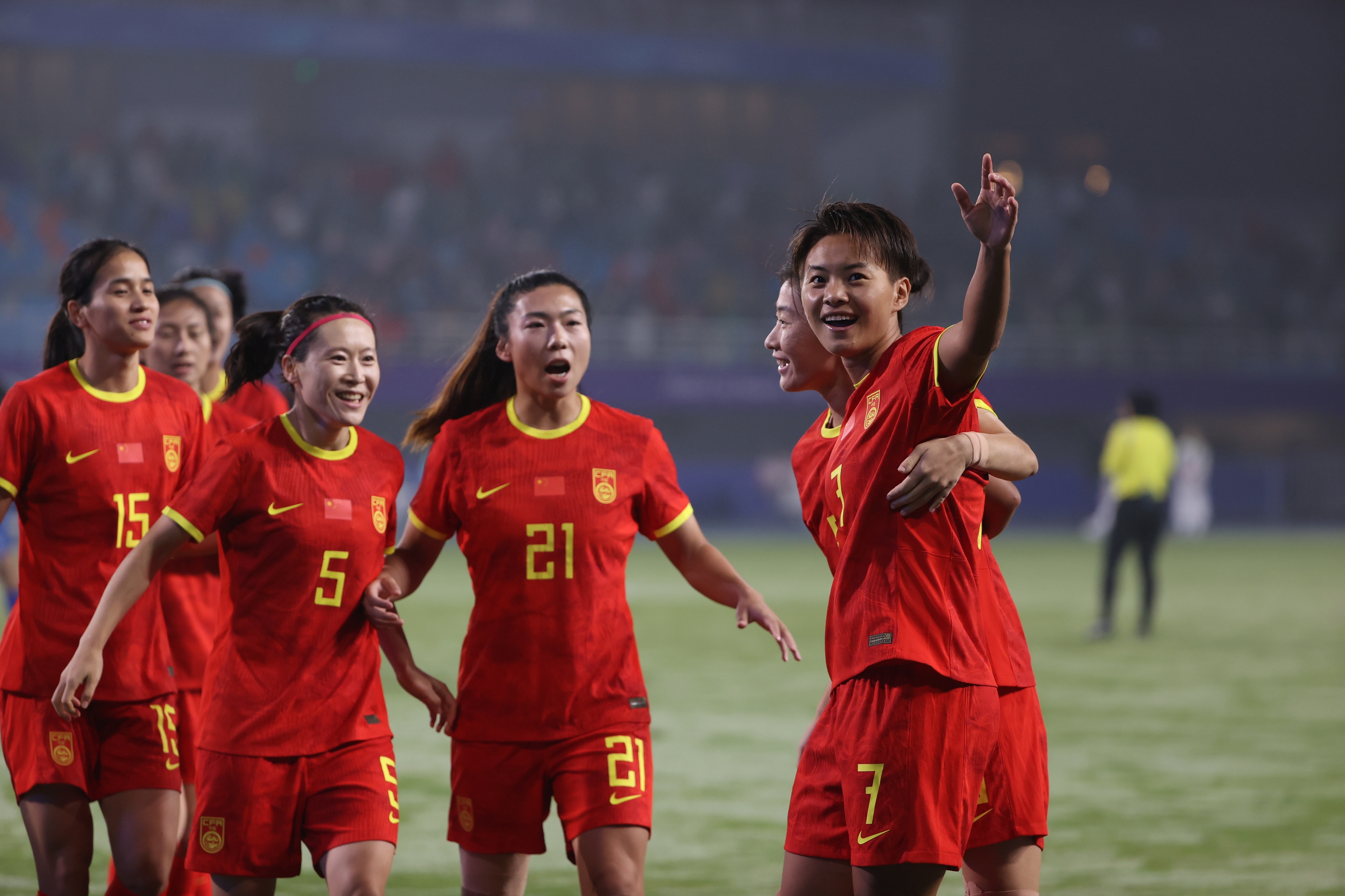 世界杯女足赛事中中国队实现突破